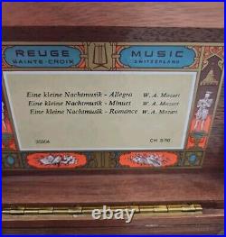 REUGE Switzerland Musical Movement CH 3/50 Vintage Swiss Music Box Tchaikovsky