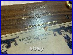 REUGE mozart Vintage music box 52 valve allegro cardante rondeau Switzerland