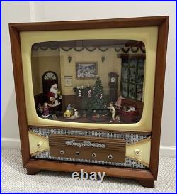 ROMAN 35 Inch Vintage Style Console Animated Scene TV Music Box #33147 2013 Rare
