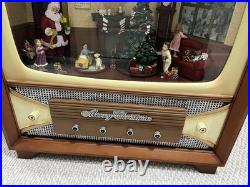 ROMAN 35 Inch Vintage Style Console Animated Scene TV Music Box #33147 2013 Rare