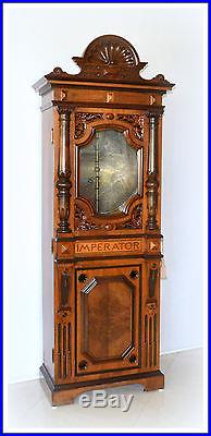 Rare Antique Imperator Upright 21 Disk Music Box Coin-op Musical Treasure