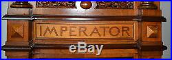 Rare Antique Imperator Upright 21 Disk Music Box Coin-op Musical Treasure
