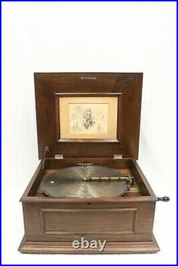 Rare Antique Regina Music Box includes 38 Records