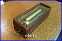 Rare Antique Sectional Comb Keywind Music Box, circa 1835, NR, see YouTube video