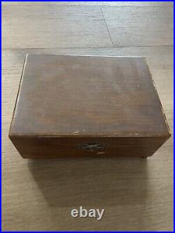 Rare Antique Swiss THORENS Wooden Music Box With 6 Discs