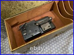 Rare Antique Thorens Solid Brass Zimbalist Swiss Music Box 17x6x 5.5 Working