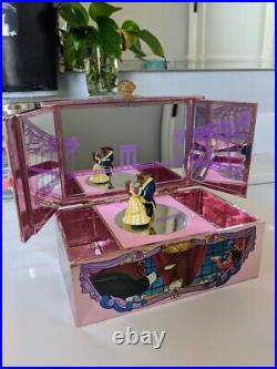 Rare Disney Beauty & the Beast magnetic dancing music box
