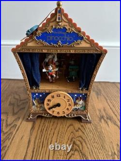 Rare Enesco Disney Pinocchio Theater Music Box-Not Working-For Repair or Parts