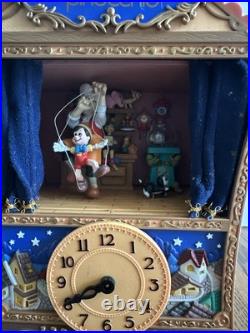 Rare Enesco Disney Pinocchio Theater Music Box-Not Working-For Repair or Parts