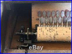 Rare Estate Antique 1887 Original Concert Roller Organ Autophone Works