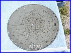 Rare Euphonia Antique Music Box Discs (group Of Four), 15 3/4 Diameter