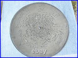 Rare Euphonia Antique Music Box Discs (group Of Four), 15 3/4 Diameter