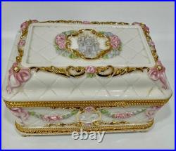Rare Franklin Mint House of Fabergé Once Upon A Dream Musical Jewelry Box