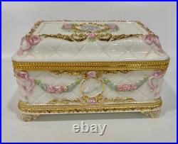 Rare Franklin Mint House of Fabergé Once Upon A Dream Musical Jewelry Box