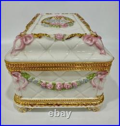 Rare Franklin Mint House of Fabergé Once Upon A Dream Musical Jewelry Box