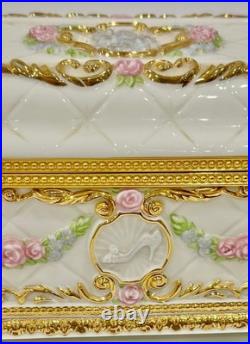 Rare Franklin Mint House of Fabergé Once Upon A Dream Musical Jewelry Box