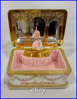 Rare Franklin Mint House of Fabergé Once Upon A Dream Musical Jewelry Box