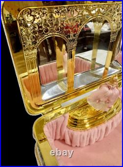Rare Franklin Mint House of Fabergé Once Upon A Dream Musical Jewelry Box
