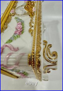 Rare Franklin Mint House of Fabergé Once Upon A Dream Musical Jewelry Box