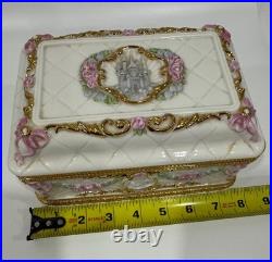 Rare Franklin Mint House of Fabergé Once Upon A Dream Musical Jewelry Box