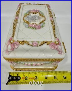 Rare Franklin Mint House of Fabergé Once Upon A Dream Musical Jewelry Box