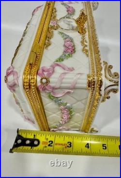 Rare Franklin Mint House of Fabergé Once Upon A Dream Musical Jewelry Box