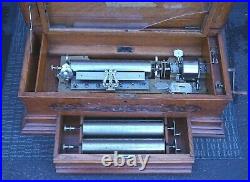 Rare Interchangeable Swiss 11 Cylinder Music Box Mermod Freres / Jacot & Sons