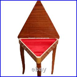 Rare Italian Music Box Table in Triangular Shape