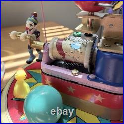 Rare! Koji Murai Clown Music Box Dome Circus 80 Days (Working)