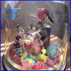 Rare! Koji Murai Clown Music Box Dome Circus 80 Days (Working)