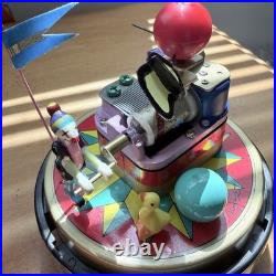 Rare! Koji Murai Clown Music Box Dome Circus 80 Days (Working)