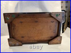 Rare Large Antique Swiss Orchestral Cylinder Music Box With Drum And Bells