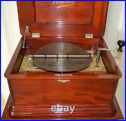 Rare Mira Miraphone Music Box & Phonograph We Ship Worldwide