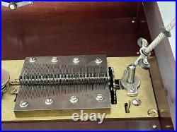 Rare New Century Symphonion Double Comb Disk Music Box