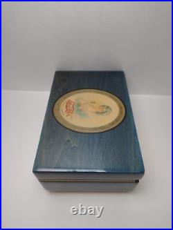 Rare Pepsi Cola Radio Jingle Music box Reuge Movement Wood Box Pepsi Girl Tested