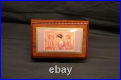 Rare Reuge Edna Hibel Music Box Made in Italy Fur Elise Excellent Condition