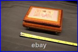 Rare Reuge Edna Hibel Music Box Made in Italy Fur Elise Excellent Condition