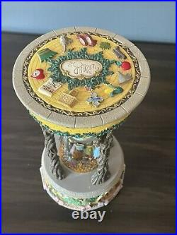 Rare San Francisco Music Box Wizard of Oz Hour Glass Figurine Witch Full Water