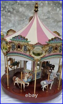 Rare Vintage 1990s San Francisco Music Box Elitch Gardens Carousel LE 5000