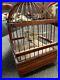 Rare-Vintage-Bird-Cage-Automaton-Lights-Up-chirps-When-Tapped-No-Movement-01-ua