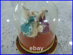 Rare Vintage Danseur Double LV Dancers Ballerina Automaton Reuge Music Box