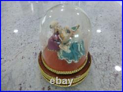 Rare Vintage Danseur Double LV Dancers Ballerina Automaton Reuge Music Box