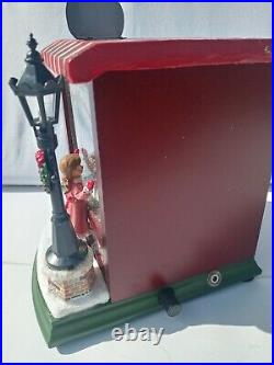Rare Vintage Handcrafted Santa's Toy Shop Music Box Diarama Spieluhrenwelt VTG