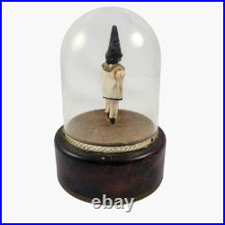 Rare Vintage Reuge Dancing Clown Girl Automaton Music Box READ