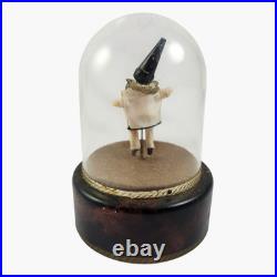 Rare Vintage Reuge Dancing Clown Girl Automaton Music Box READ