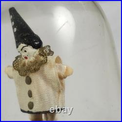 Rare Vintage Reuge Dancing Clown Girl Automaton Music Box READ