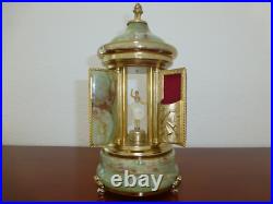 Rare Vintage Swiss Reuge Dancing Ballerina Music Box Carousel Items Holder