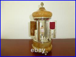 Rare Vintage Swiss Reuge Dancing Ballerina Music Box Carousel Items Holder