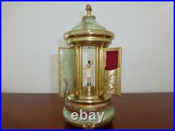Rare Vintage Swiss Reuge Dancing Ballerina Music Box Carousel Items Holder