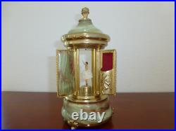 Rare Vintage Swiss Reuge Dancing Ballerina Music Box Carousel Items Holder